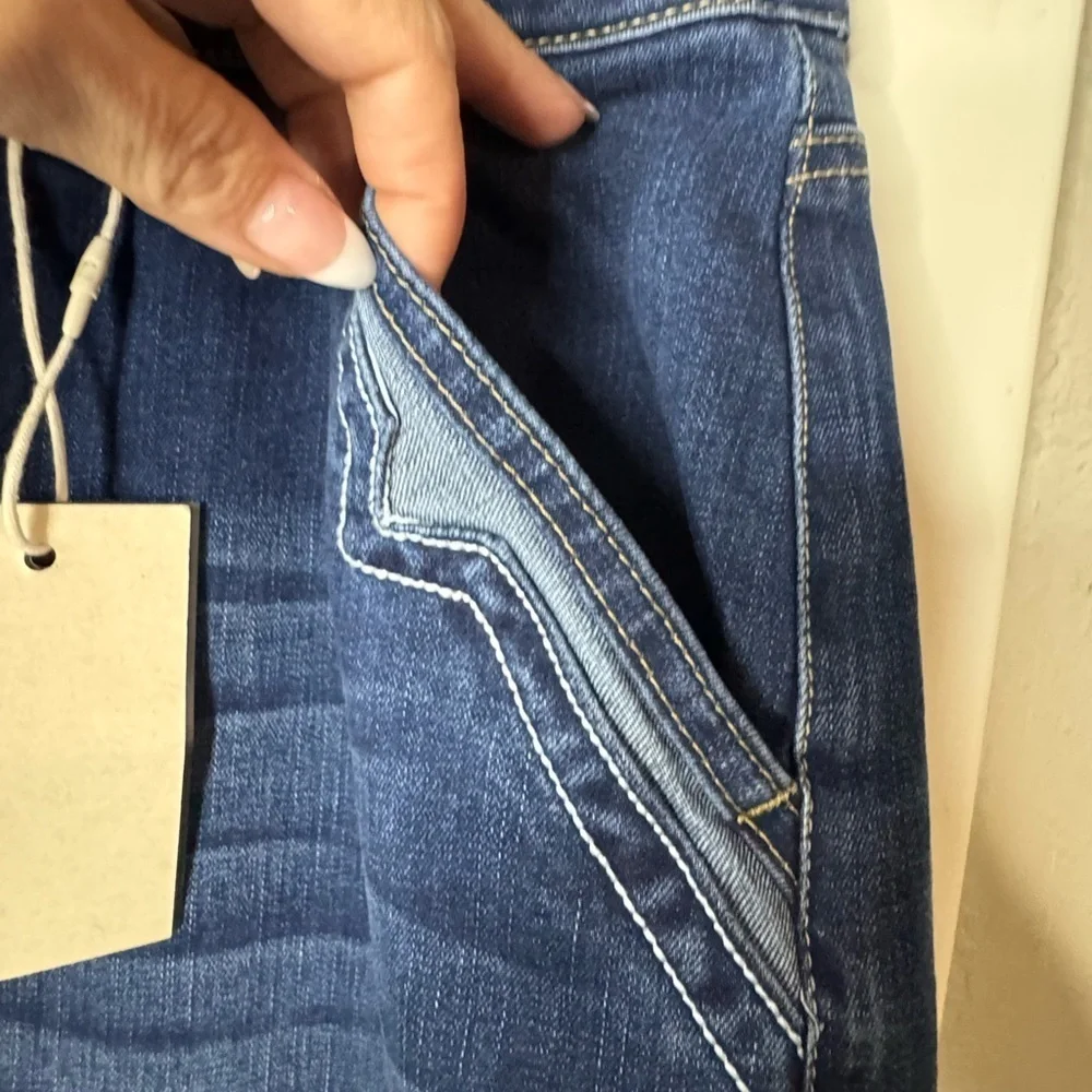 NWT - Stylish Retro Indigo Wide Leg Jeans
